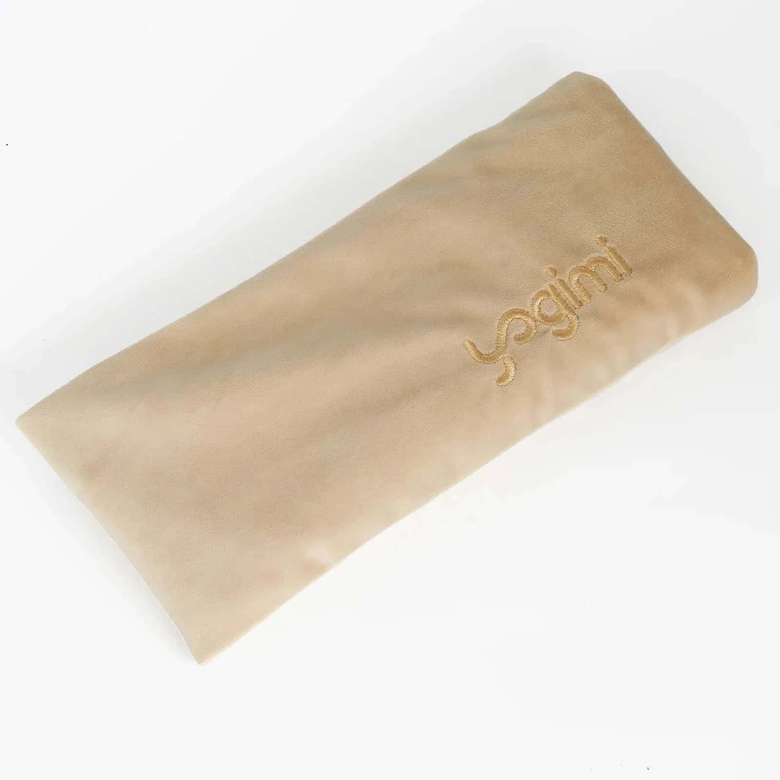 Almohadilla de ojos relax para meditación savasana de yogimi. Color Ocre