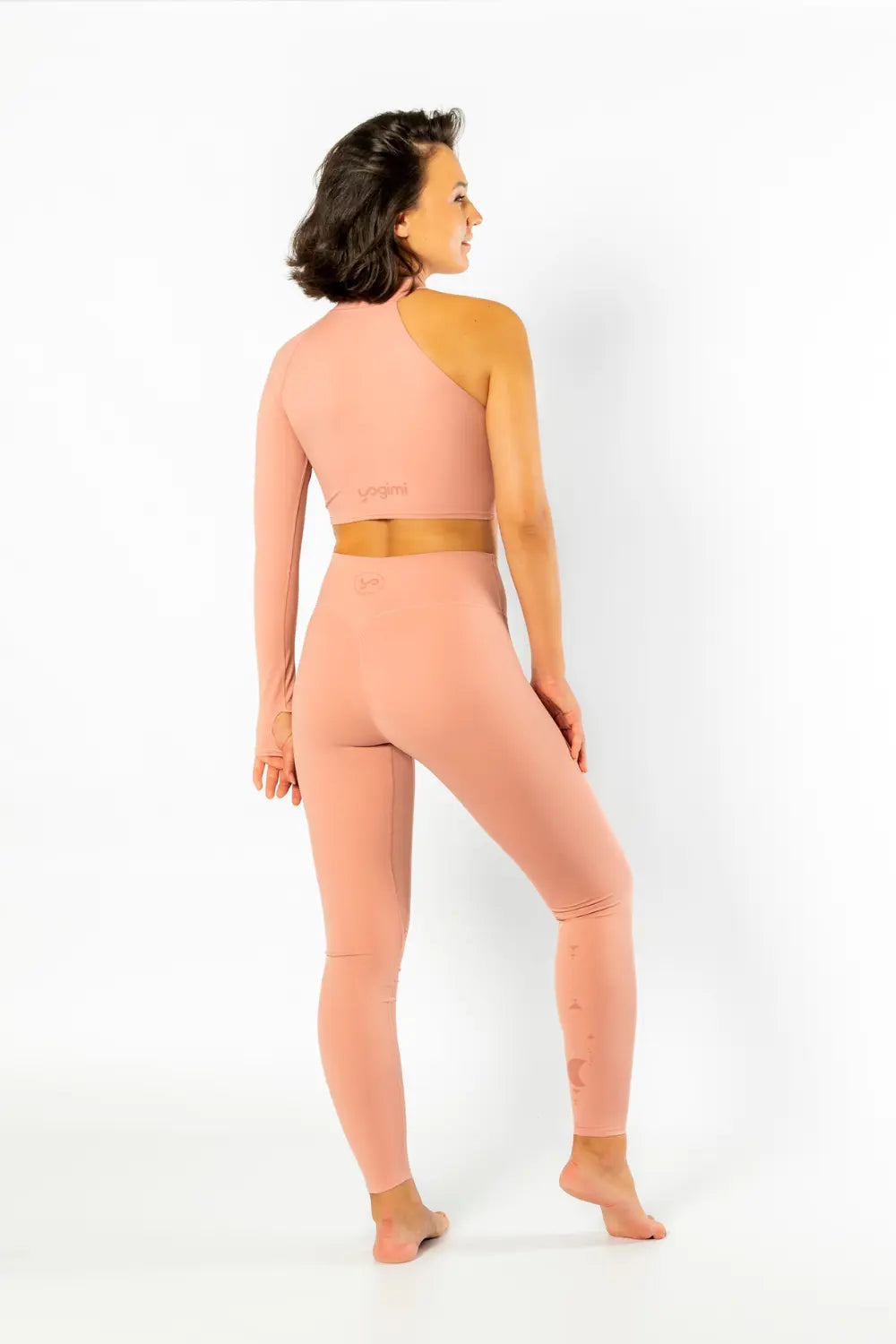 Asymmetrical Crop Top MUKTI Mellow Rose
