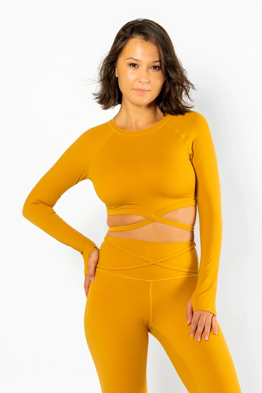 TARAK Inca Gold Crop Top