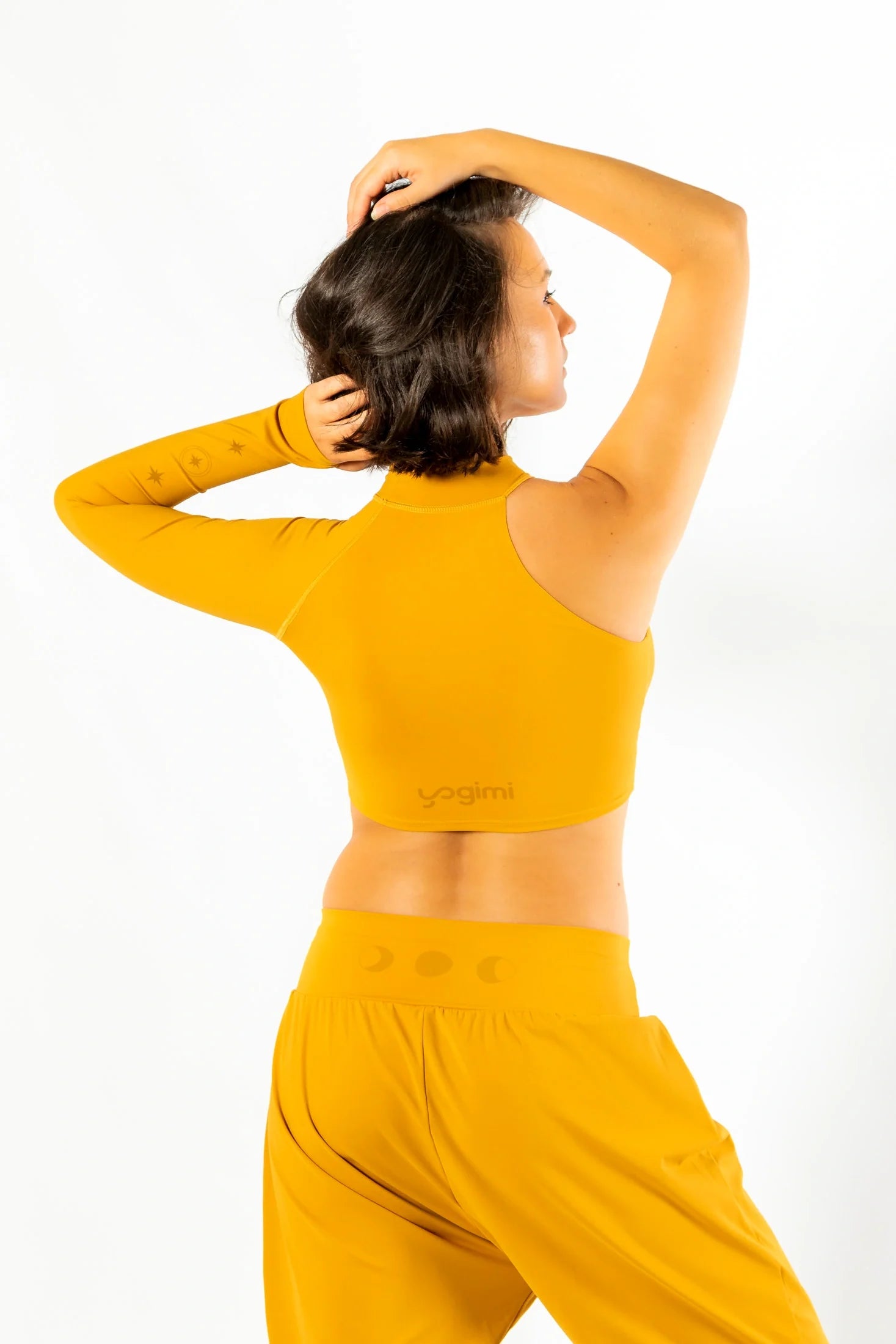Asymmetrical Crop Top MUKTI Inca Gold