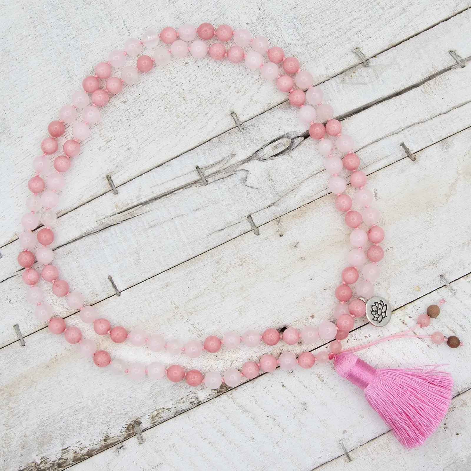 Comprar Japa Mala de meditación para la autoaceptación y la mentalidad positiva con Japa Mala Amor Sano de Yogimi.