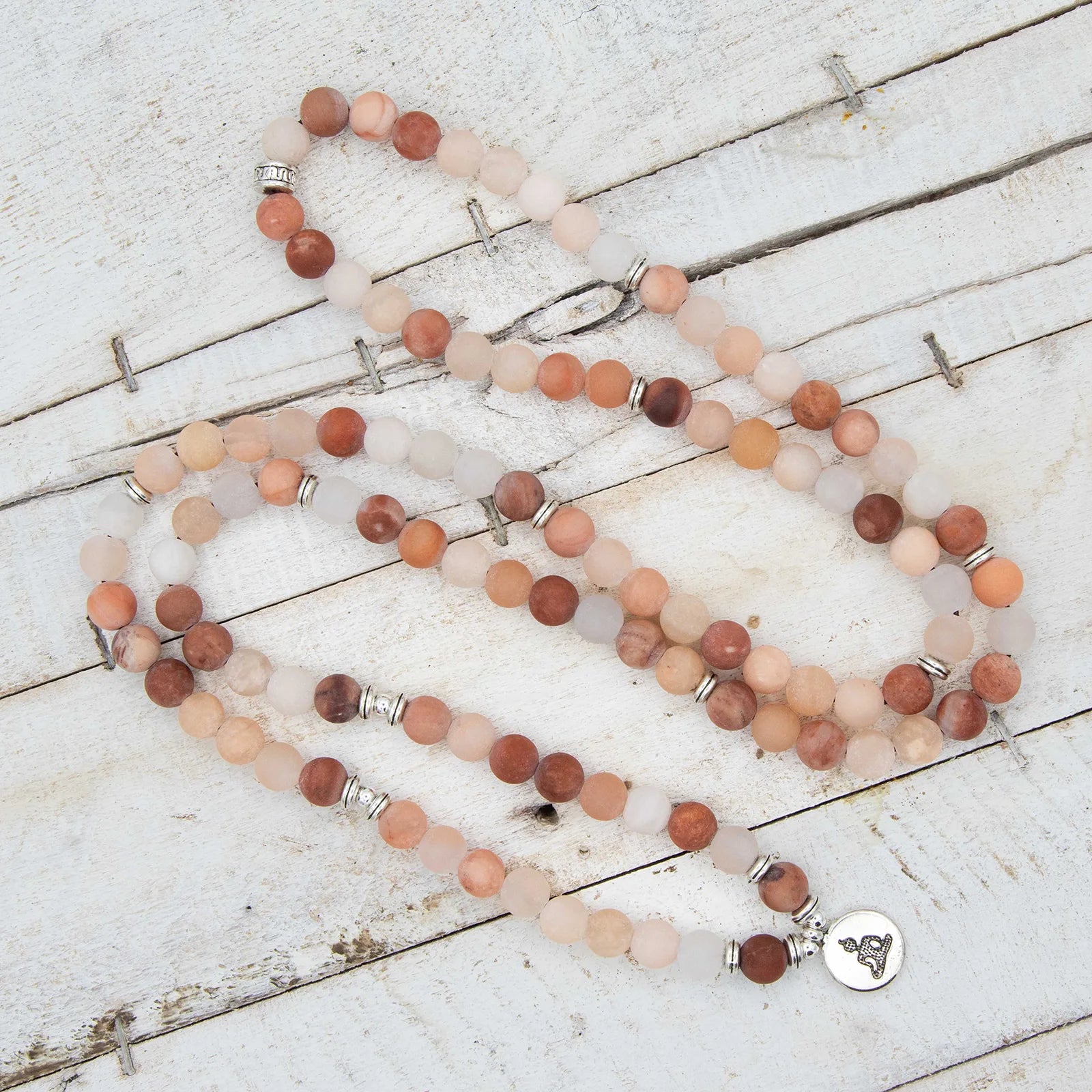 Comprar Japa Mala elástico de meditación aumenta la fertilidad. Japa Mala elástico Poder Femenino de Yogimi.