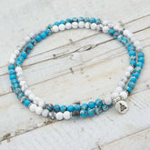 Comprar Japa Mala elástico de meditación que protege, purifica y da paz interior. Japa Mala elástico Autoestima Positiva de Yogimi.
