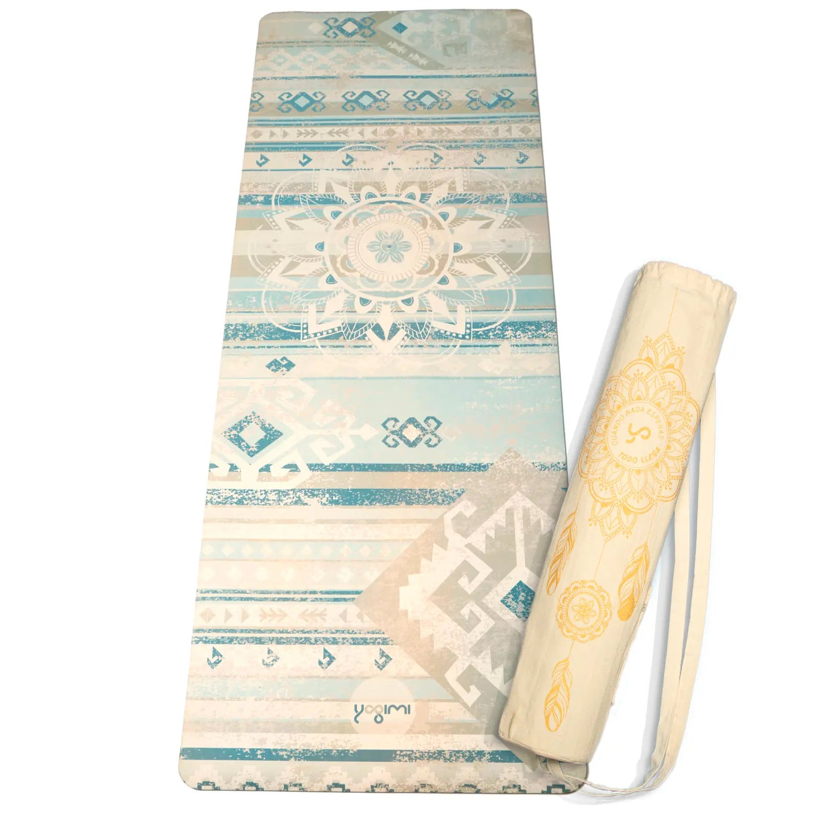 MANDALA SOUL BLUE mat + Bagimi Dream White
