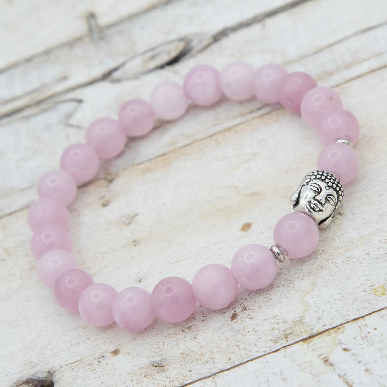 Pulsera de kunzita, otorga bondad, gentileza y autoestima de Yogimi
