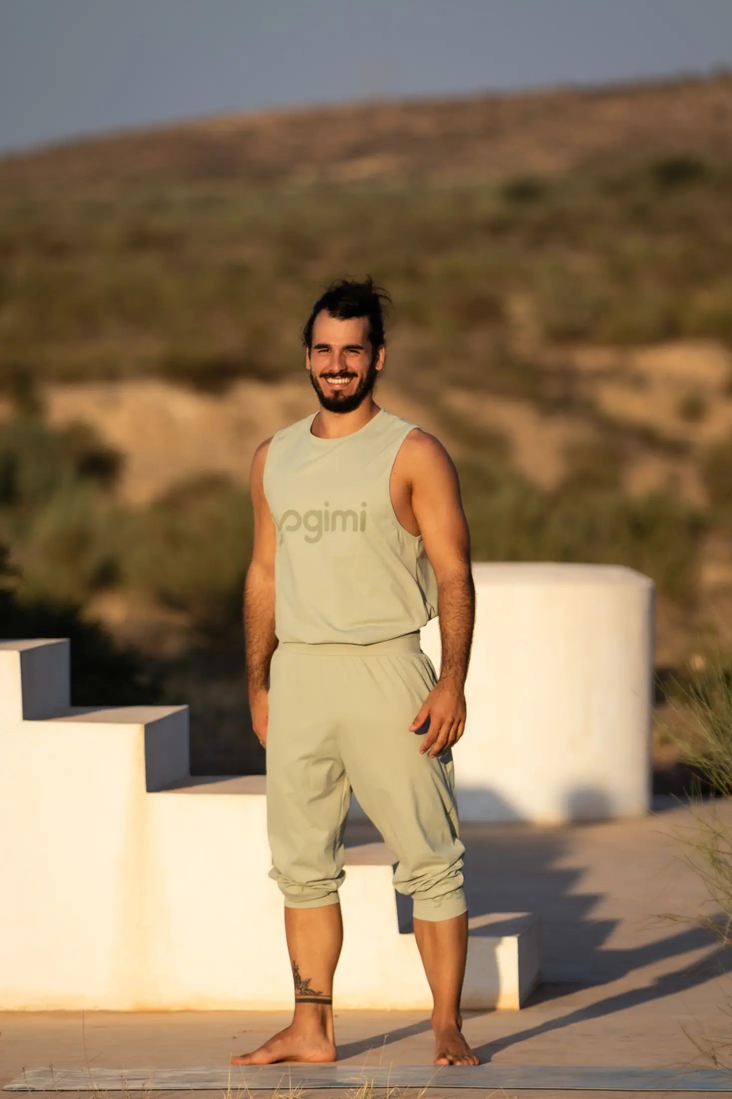 SANKALPA Tank Unisex Laurel Green
