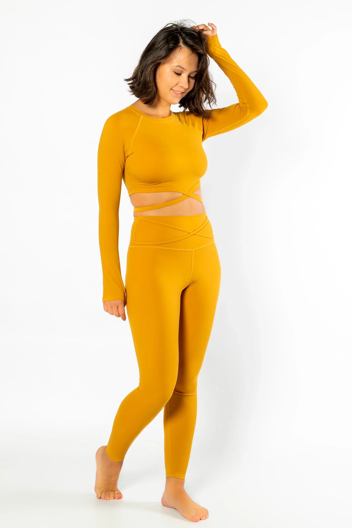 TARAK Inca Gold Crop Top