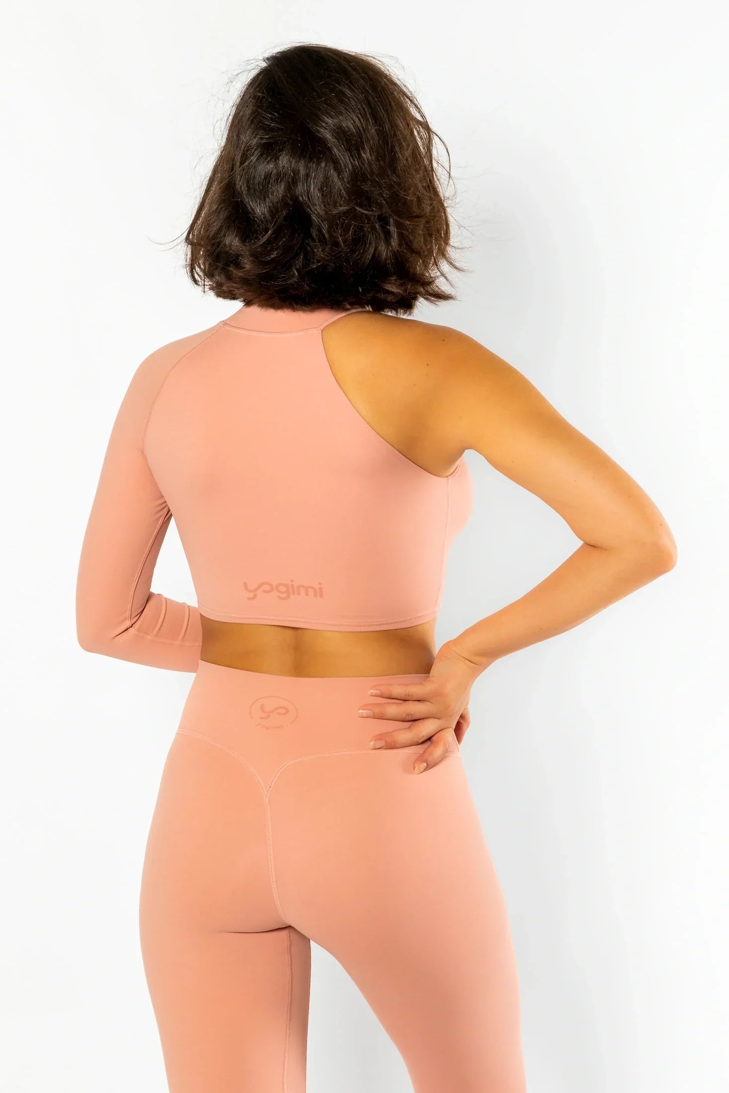 Asymmetrical Crop Top MUKTI Mellow Rose