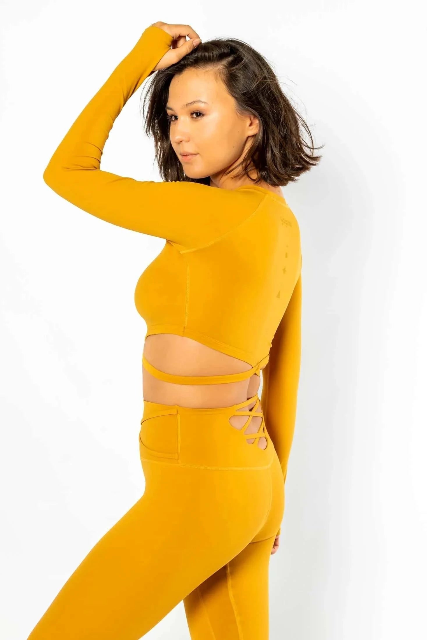 TARAK Inca Gold Crop Top