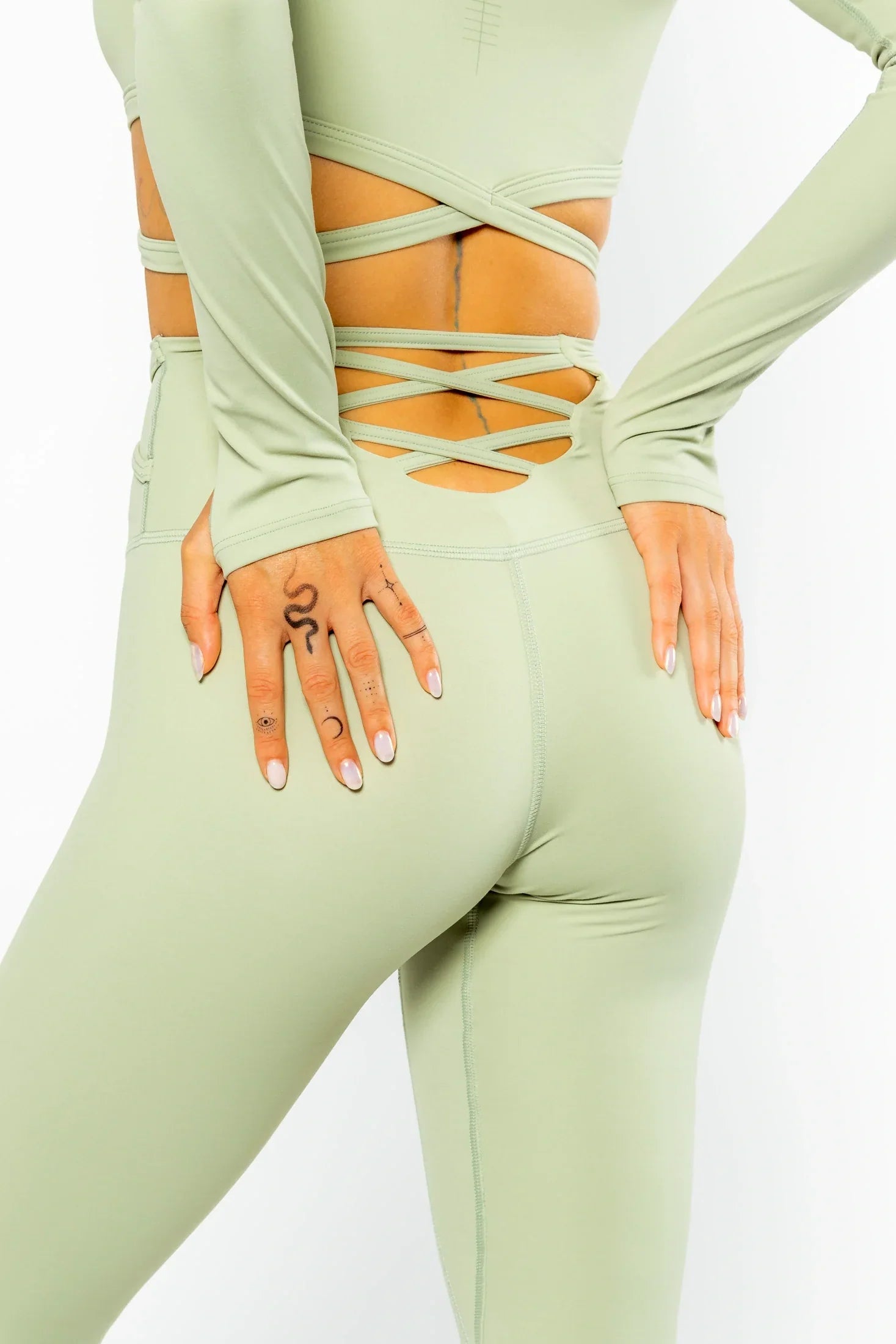 Crop Top TARAK Laurel Green