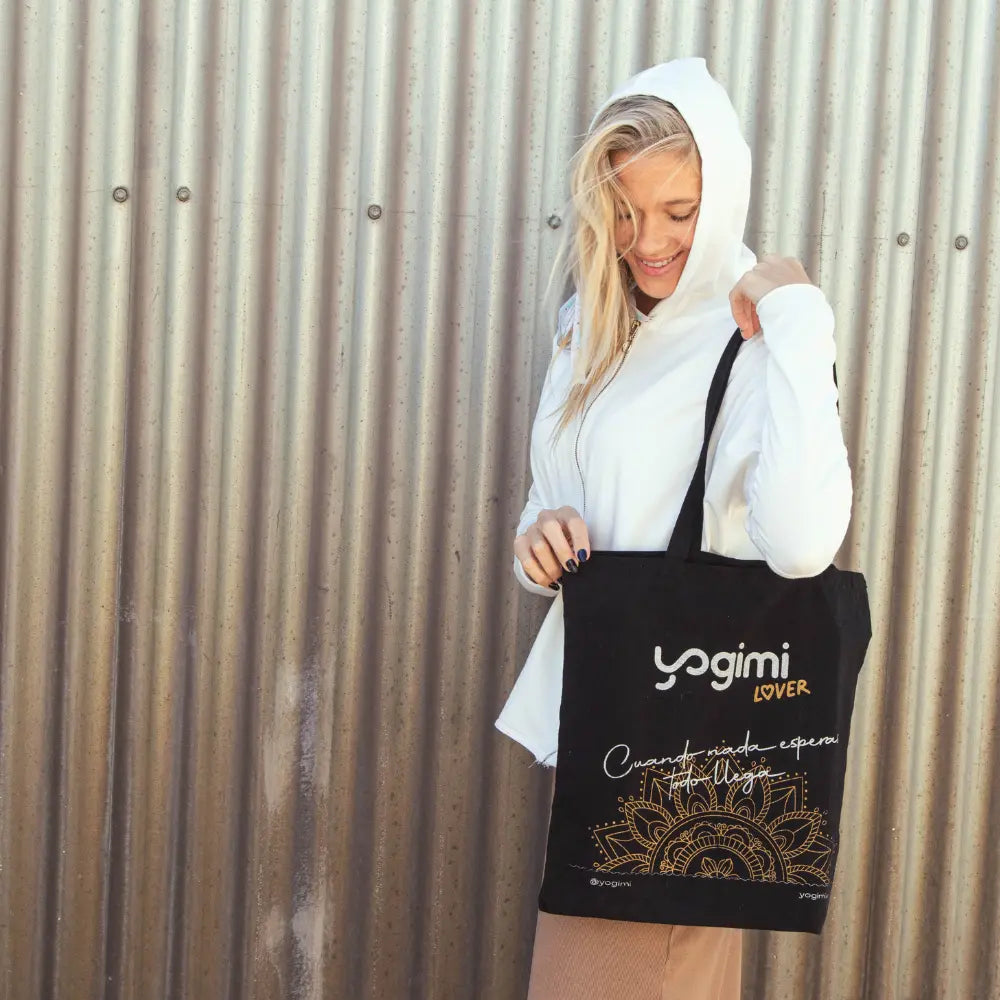 Tote bag en color negro