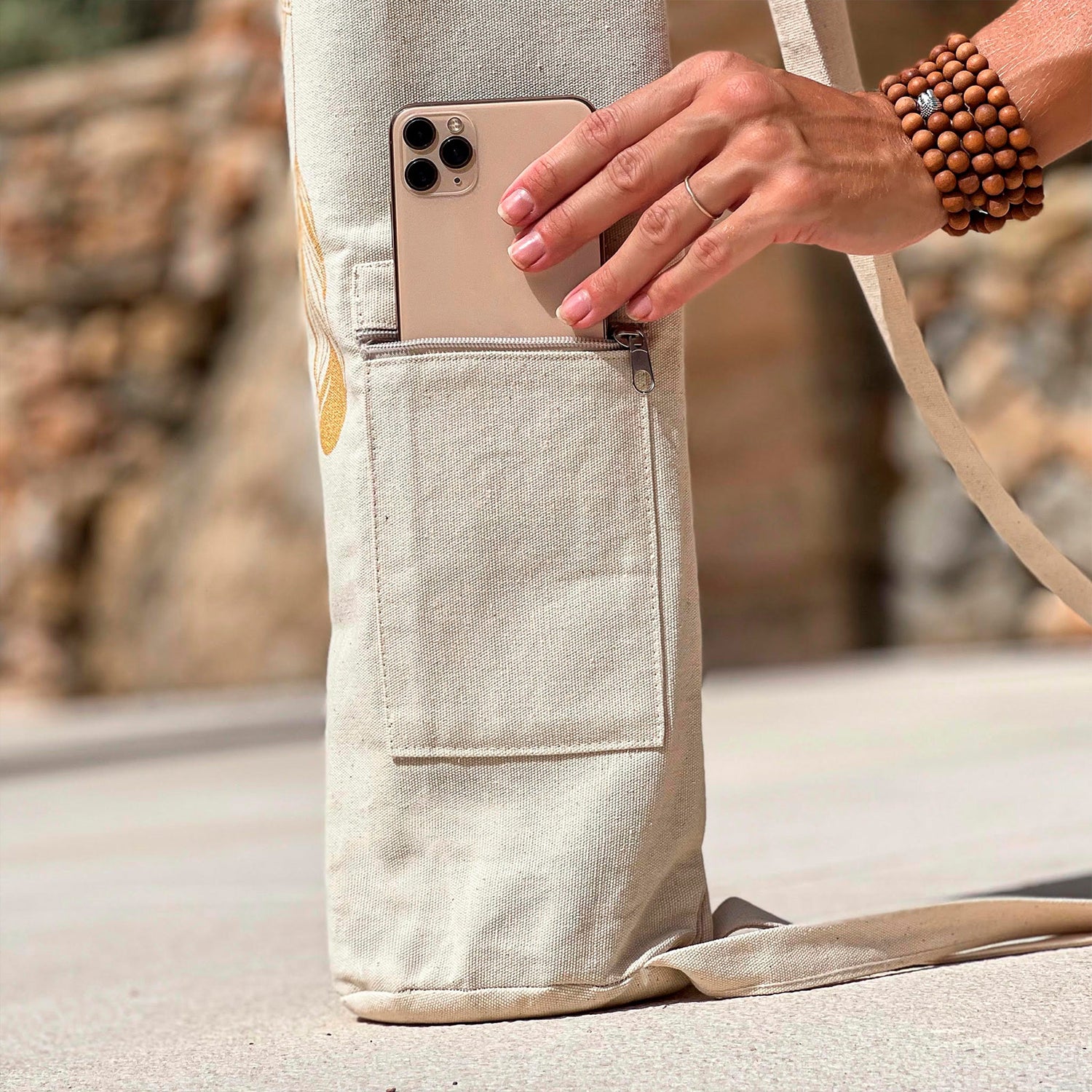 Compra bagimi para eserilla de yoga en Yogimi. Color blanco