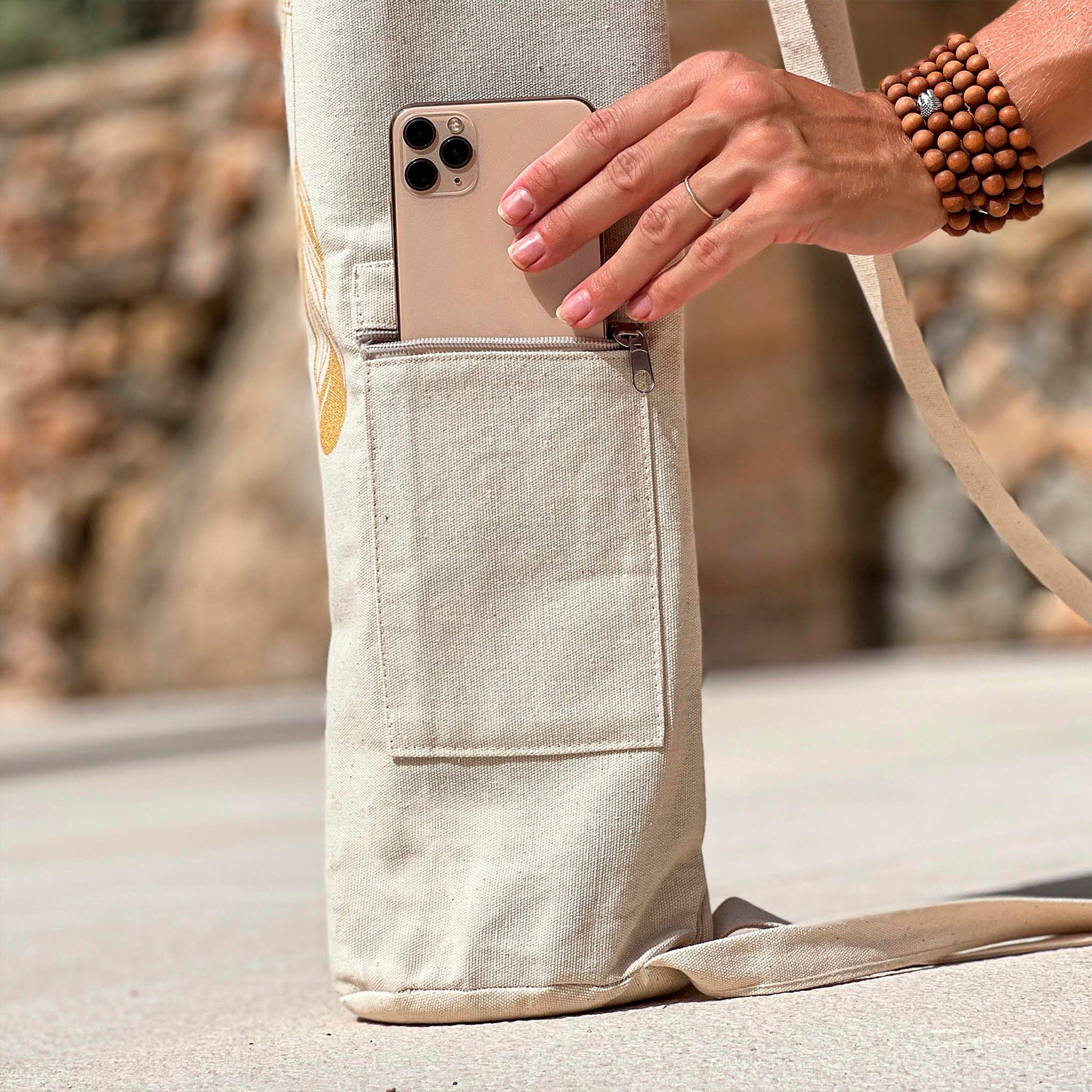 Compra bagimi para eserilla de yoga en Yogimi. Color blanco