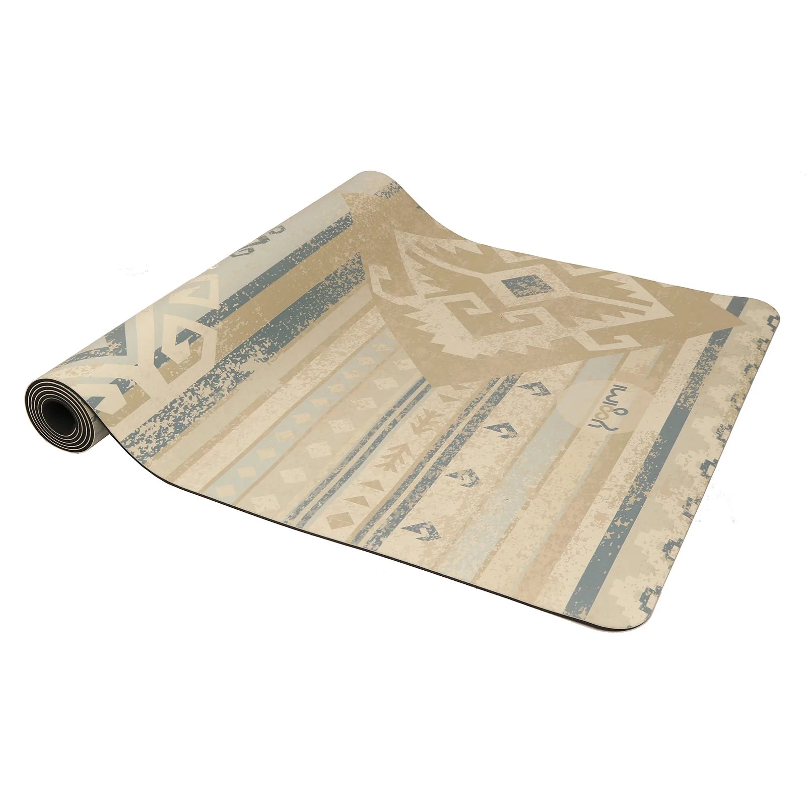 Comprar esterilla supergrip recomendada por profesores de Yoga. Modelo Mandala Soul Azul de Yogimi by Patry Montero.