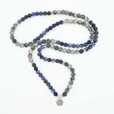 Comprar Japa Mala elástico de Jaspe Gris y Soladita de Patry Montero de Yogimi. Modelo Vida