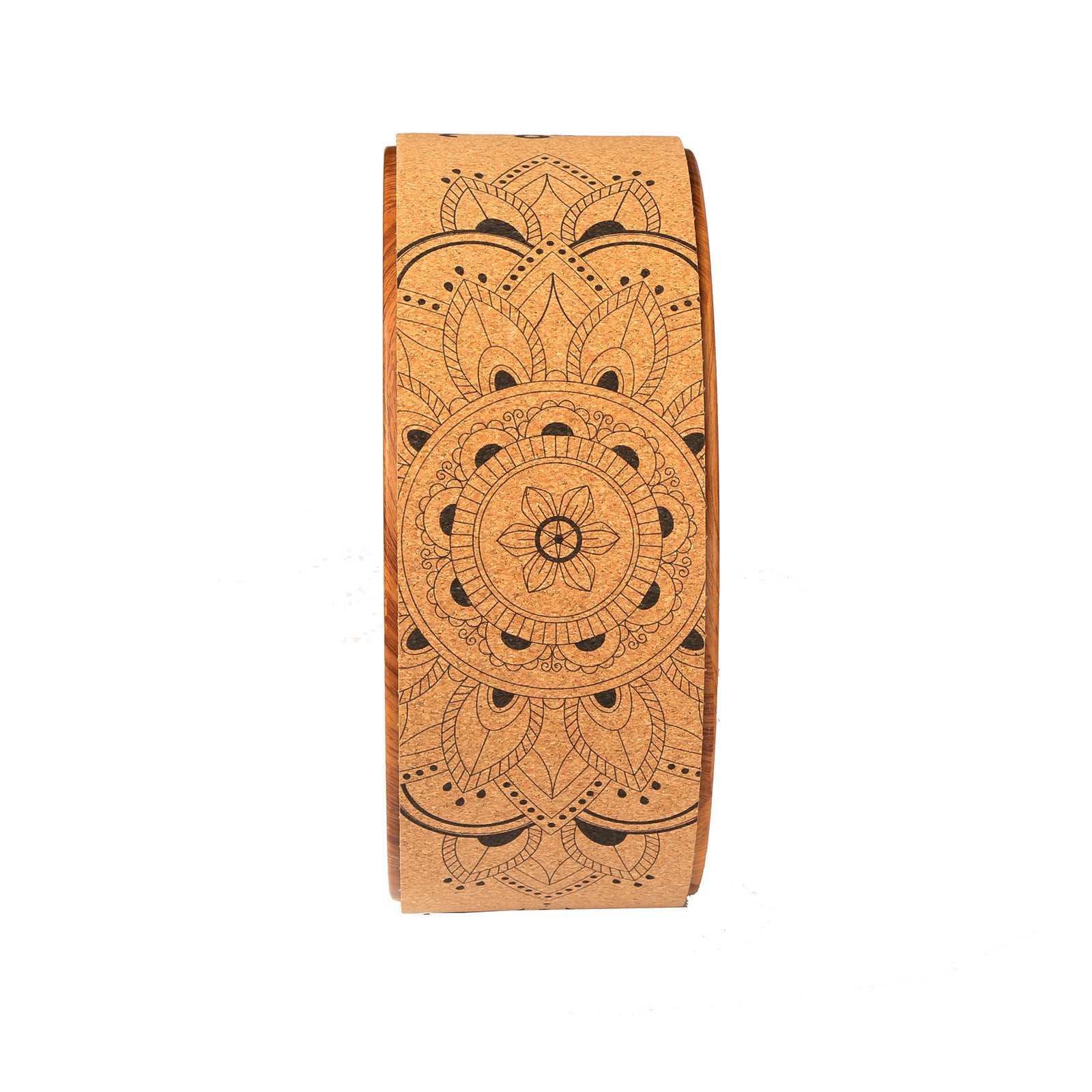 La yoga wheel de corcho ideal para practicar yoga.