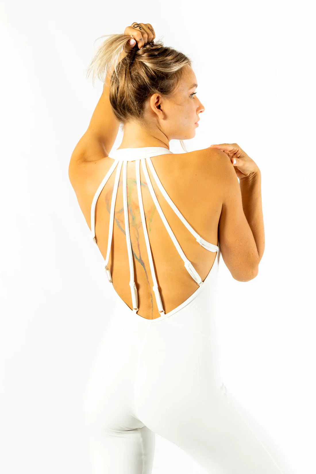Jumsuit ATMAN Star White