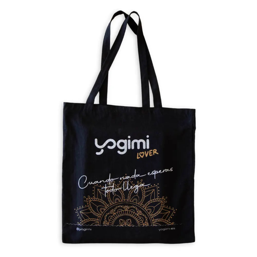 Tote bag en color negro 