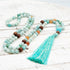 Comprar Japa Mala de Cornalina, Turquesa, Amazonita y Sándalo de Patry Montero de Yogimi. Modelo Paz.